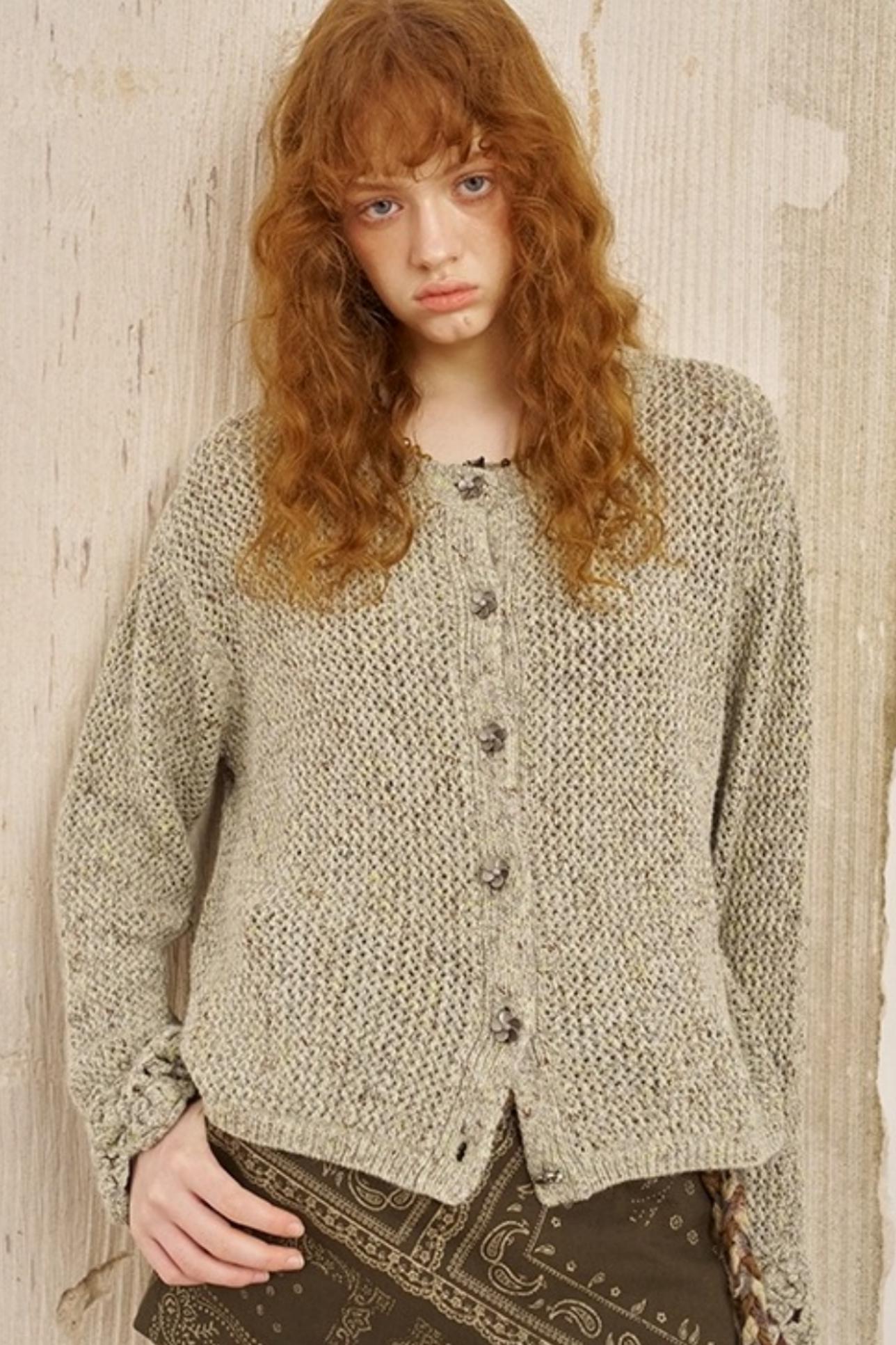 Vintage Crocheted Cardigan