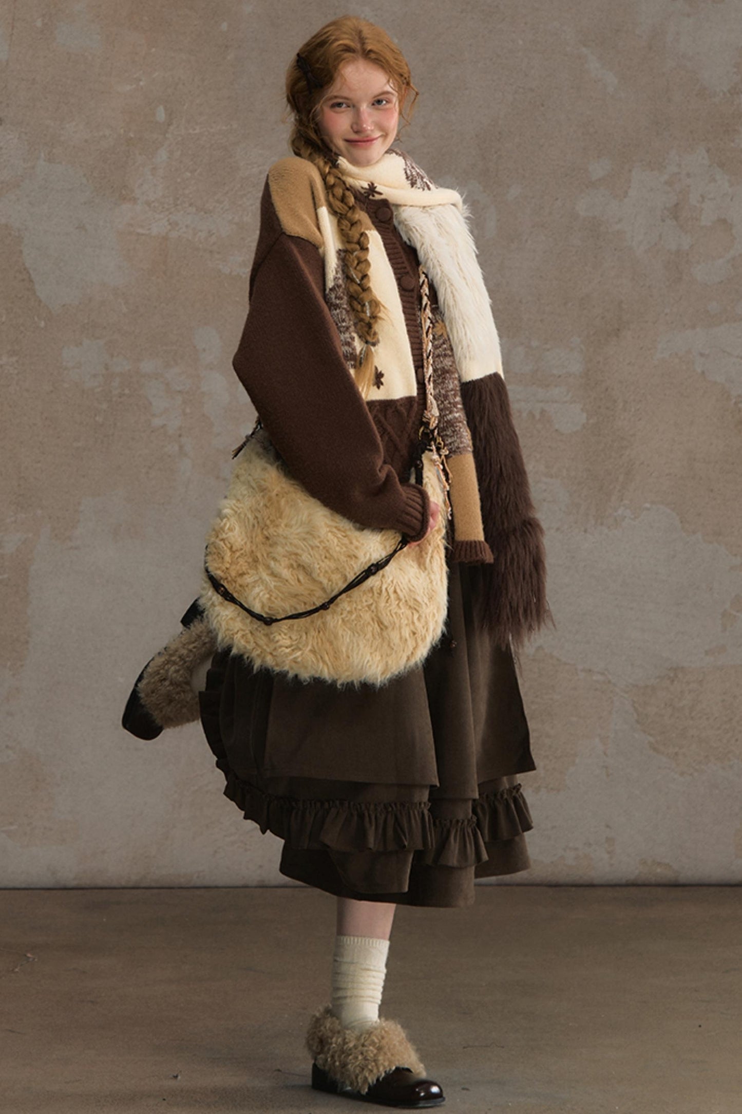 Wilderness Floral Jacquard Scarf