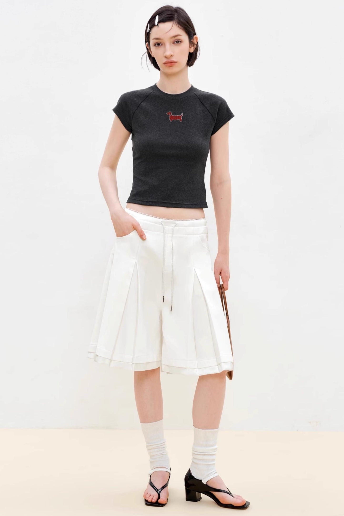 Summer Split Double Waist Pants