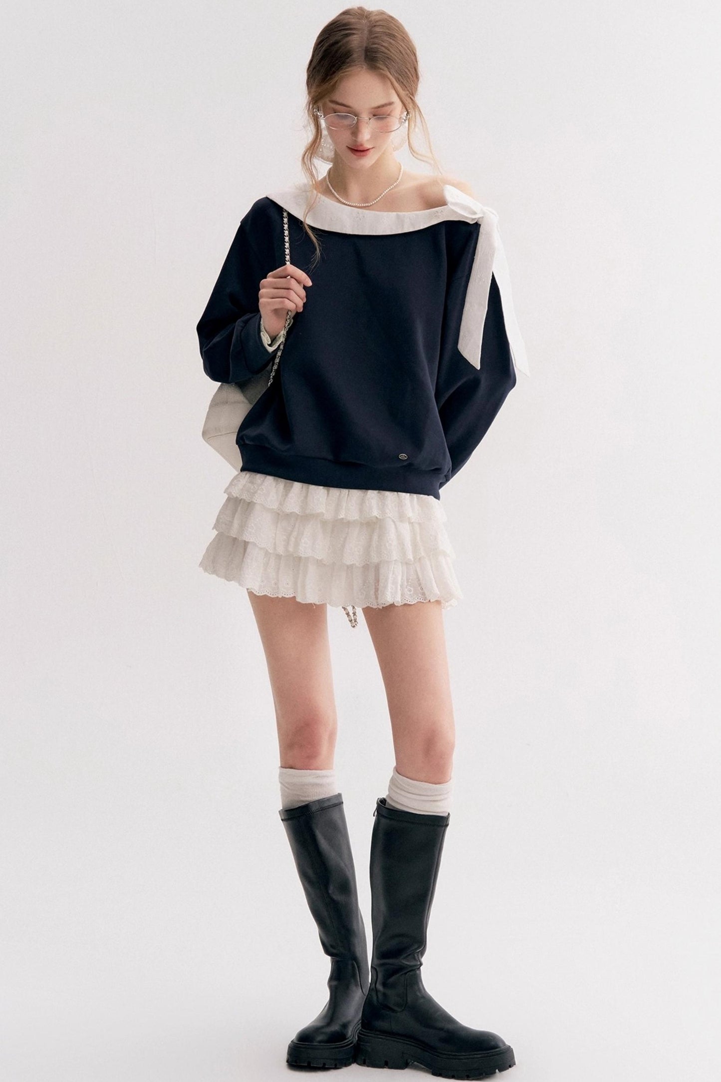 Balletcore Lace Cake Skirt