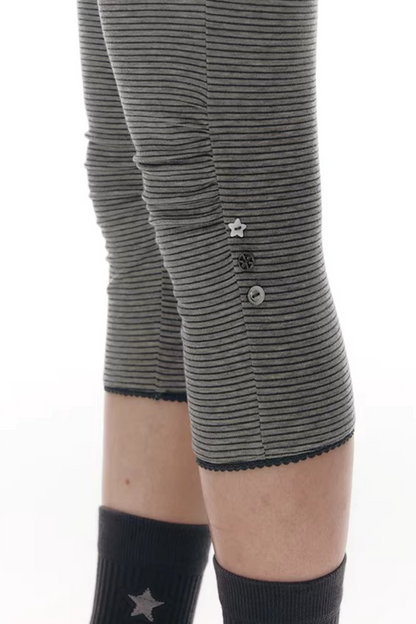 주름 크롭 스커트 셋업