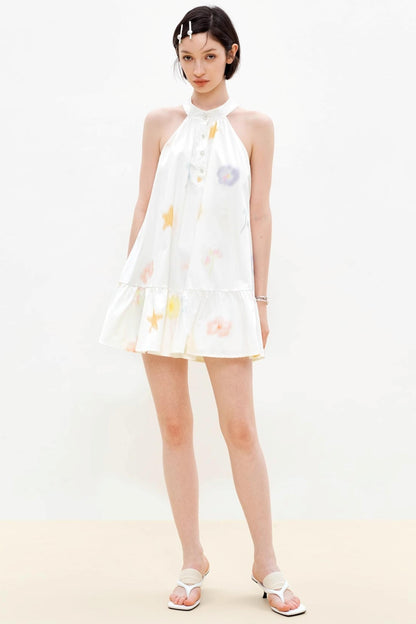 Summer White A-Line Dress