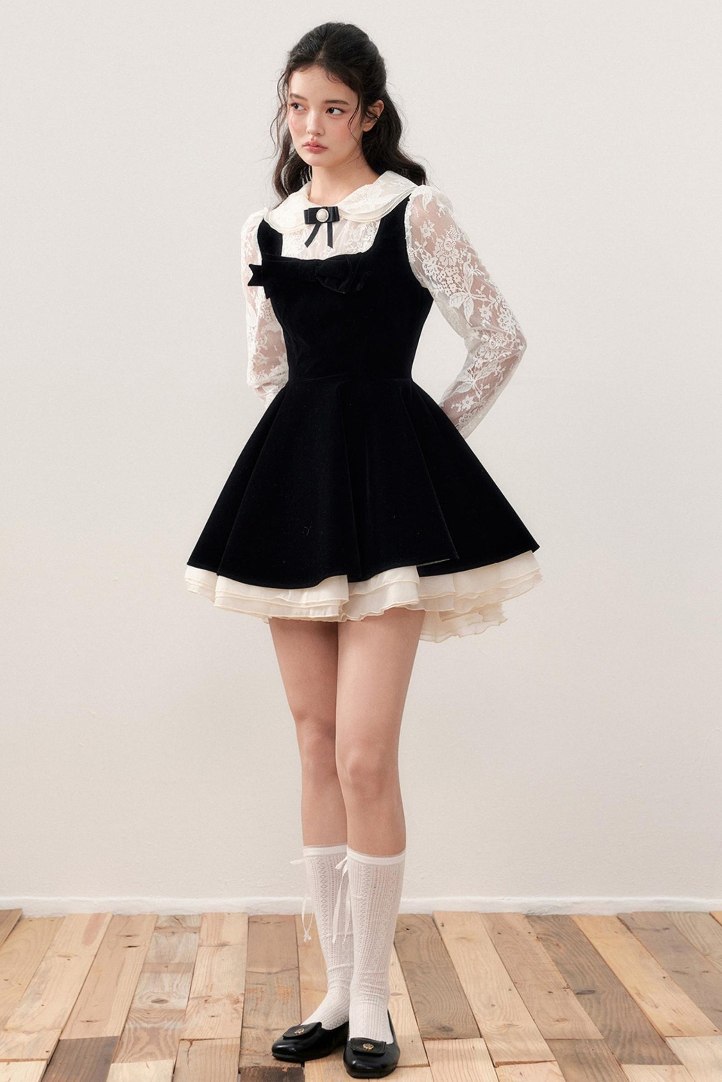 Doll Collar Princess Style Lace Dress