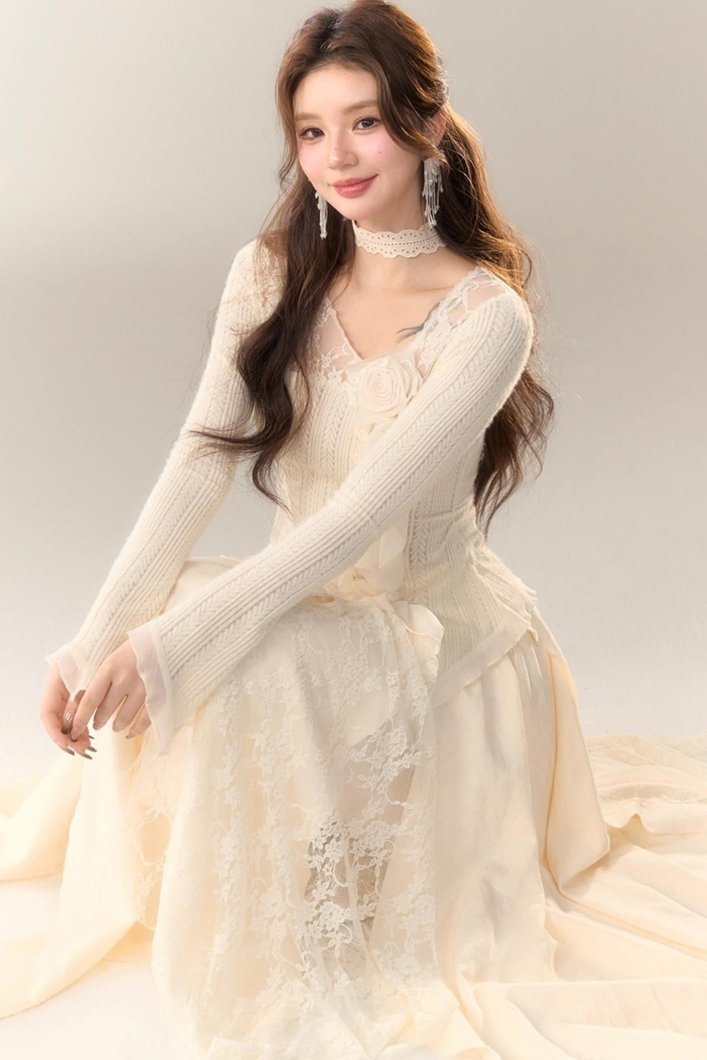 Wild White Tea Skirt Set-Up