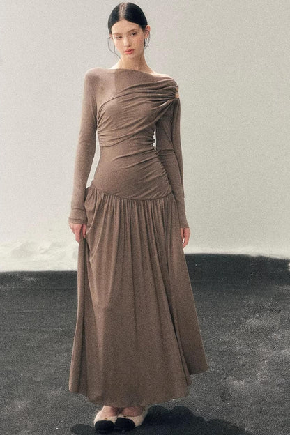 Ribbon Bodycon Winter Dress