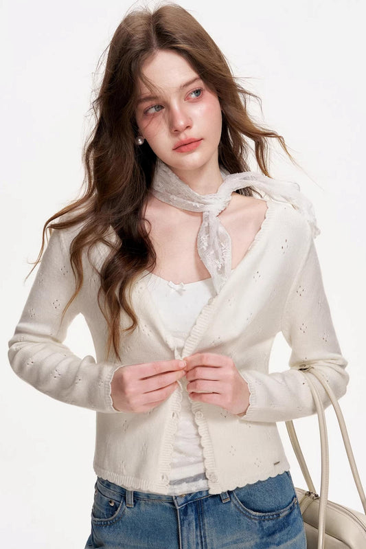 Sunlight Whisper Wool Cardigan