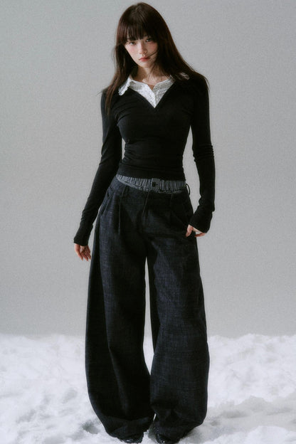 Vintage Lace Patchwork Sweater