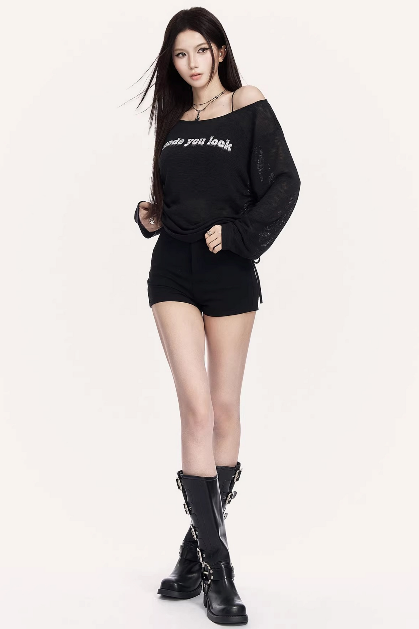 Hot Girl Off-Shoulder Blouse