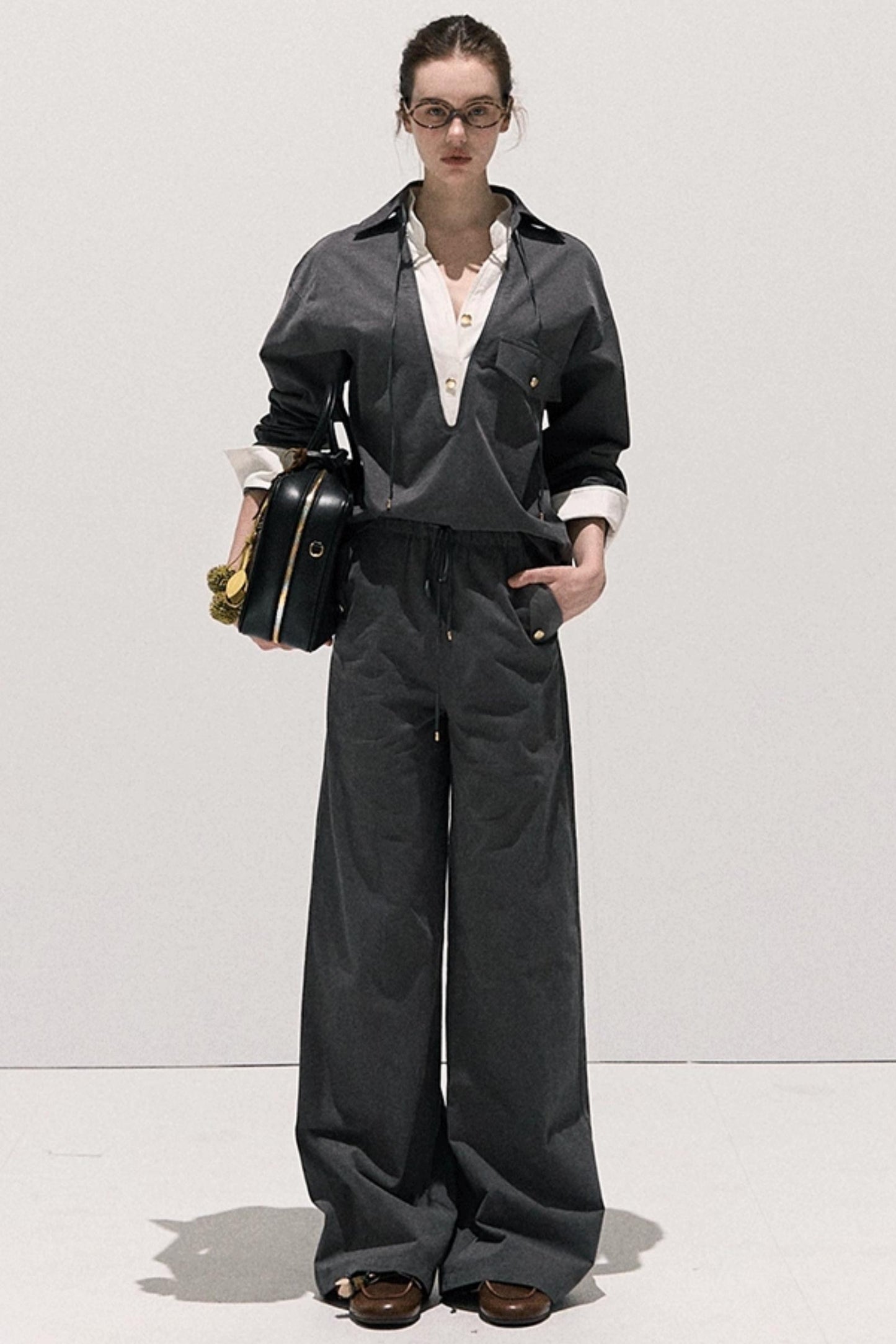 High Sense Cotton Shirt With Pants Set-Up