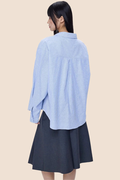 American Summer Stripe Shirt Top