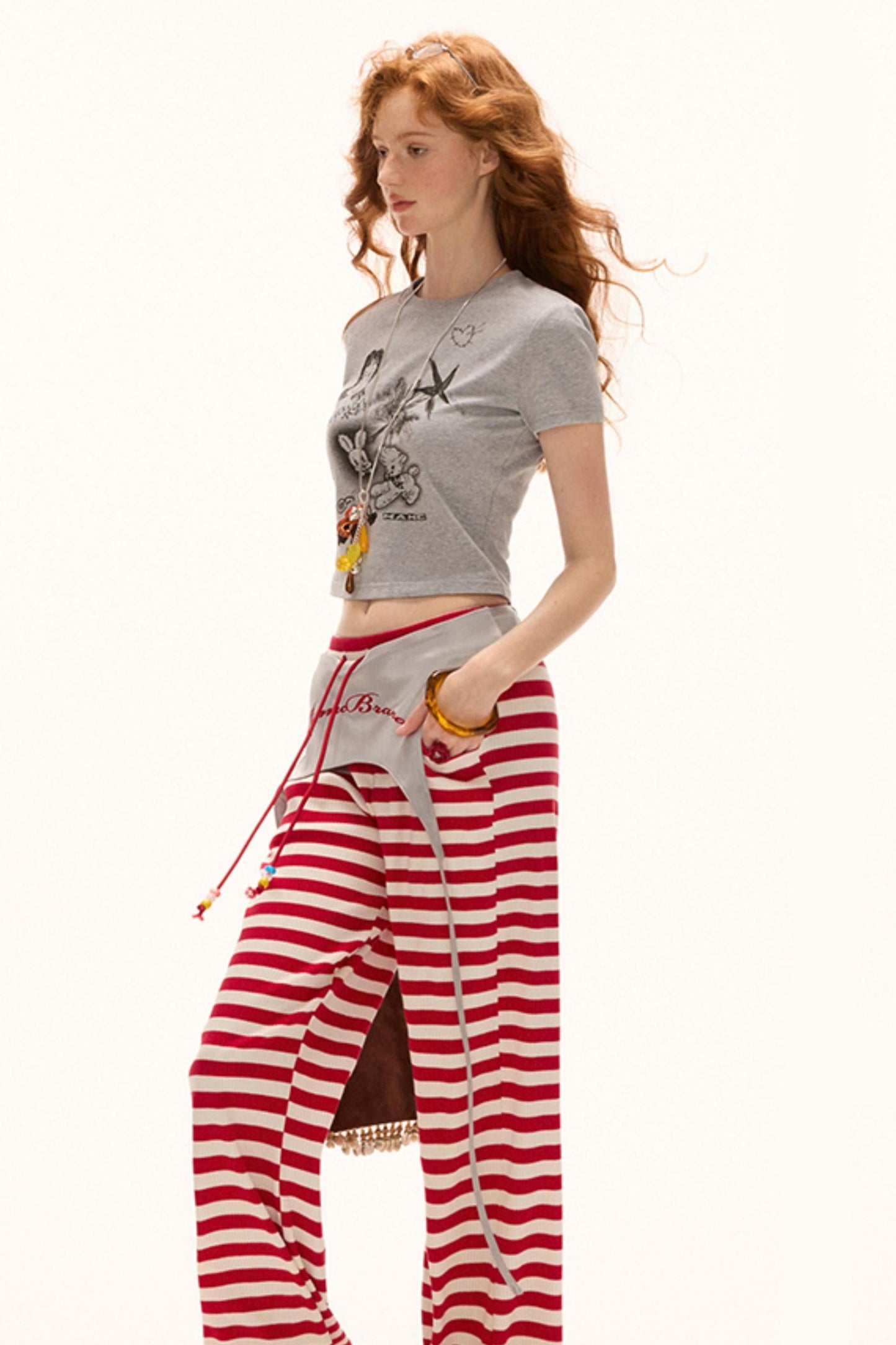 Sweet Graffiti Slim Fit Top