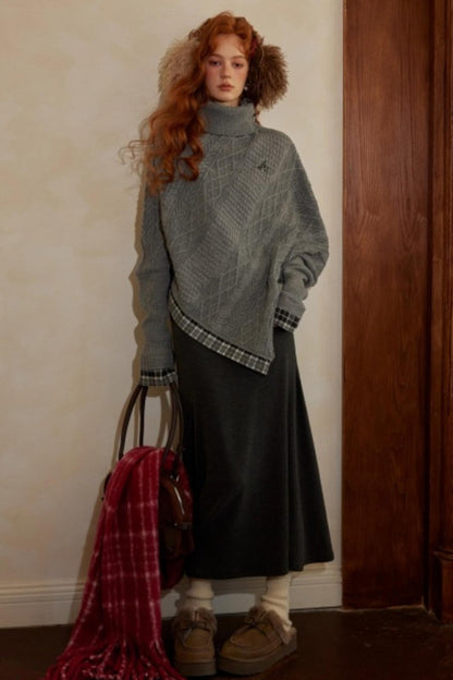 Love Agony Batwing Sweater Set-Up