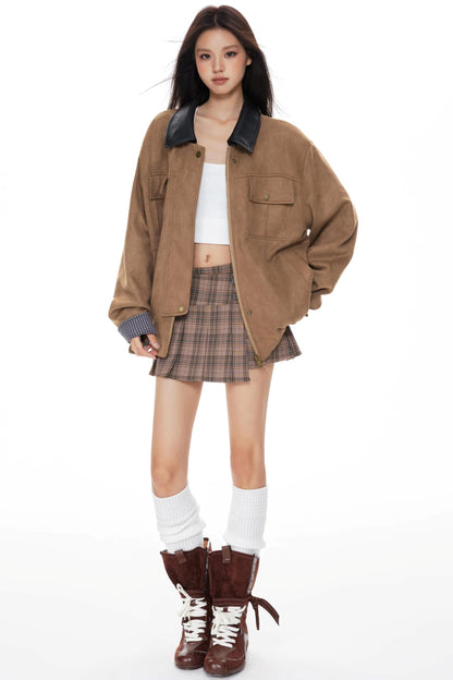 Vintage Deerskin Fleece Jacket