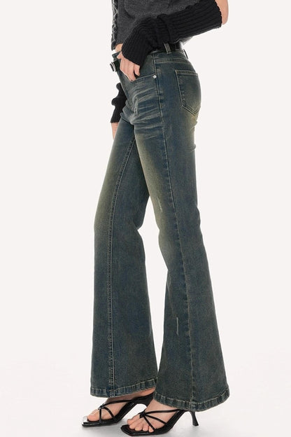 American Retro Micro-Flared Jeans