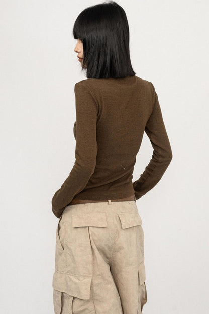 Autumn Vintage Spice Black Shoulder T-Shirt