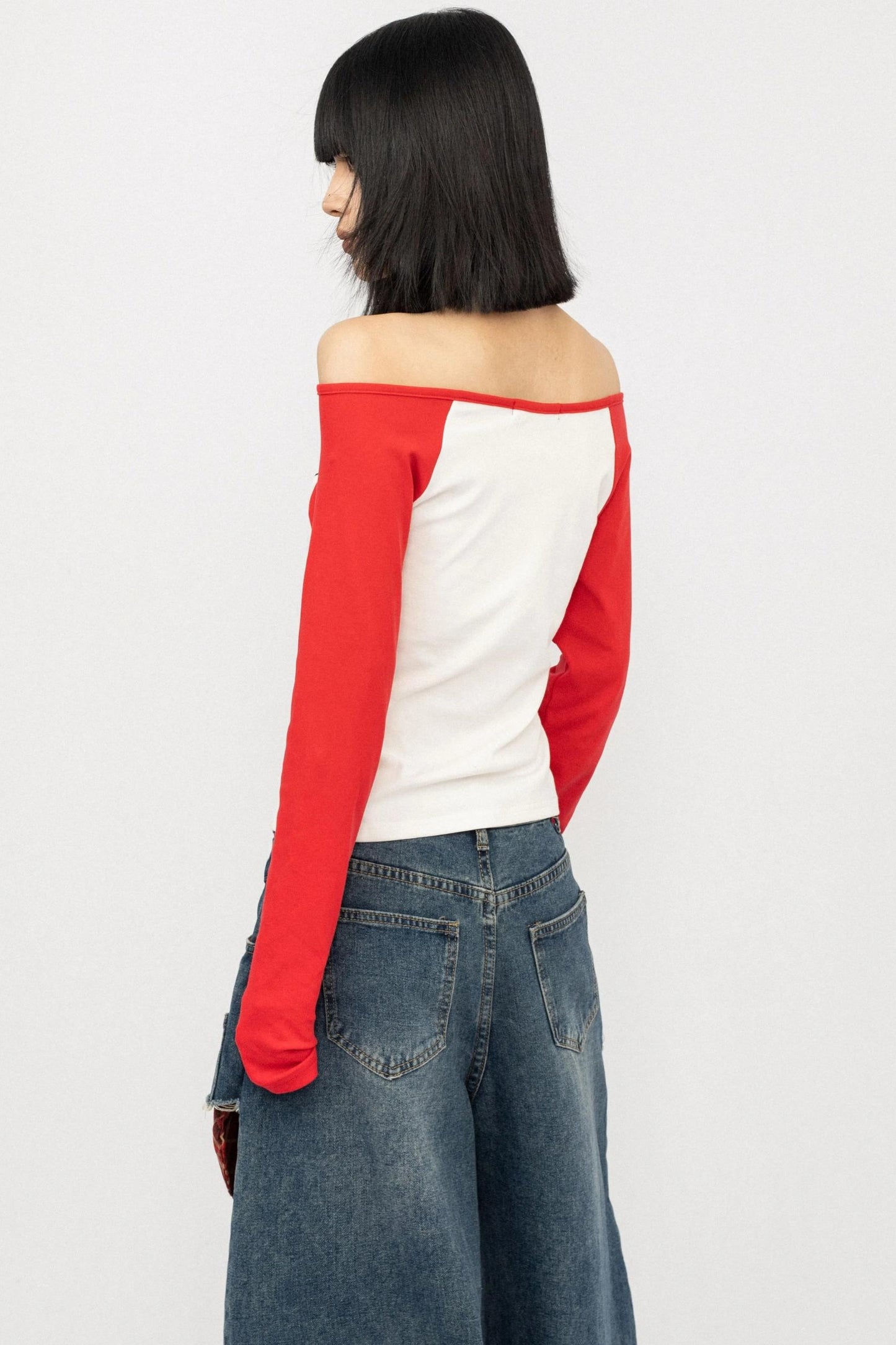 Color-block Long Sleeve Shirt