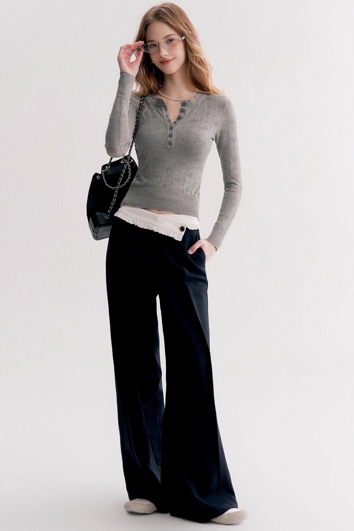 Cleanfit Jacquard Texture Crew Neck Shirt