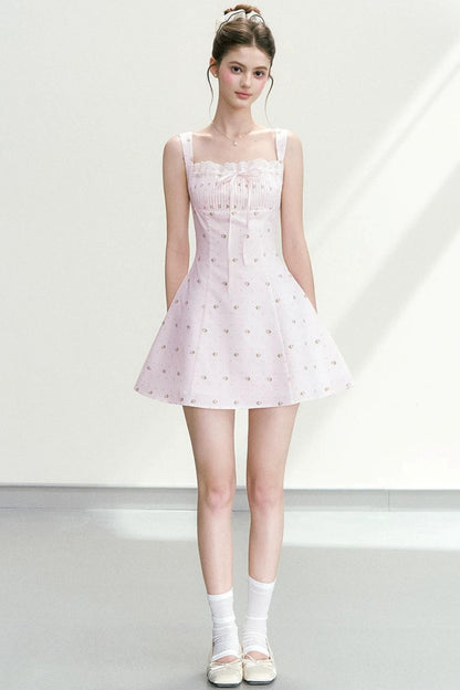 Elegant Floral A-Line Dress