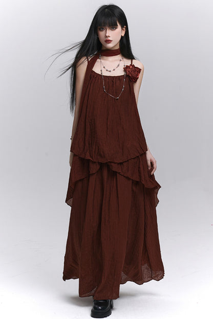 Chic Pink Skirt Top Set-Up