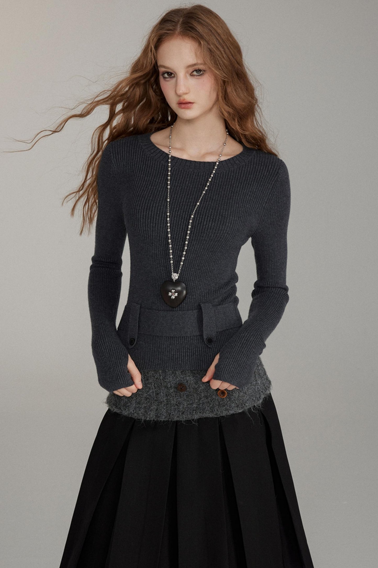 Base Layer Wool Knit Top