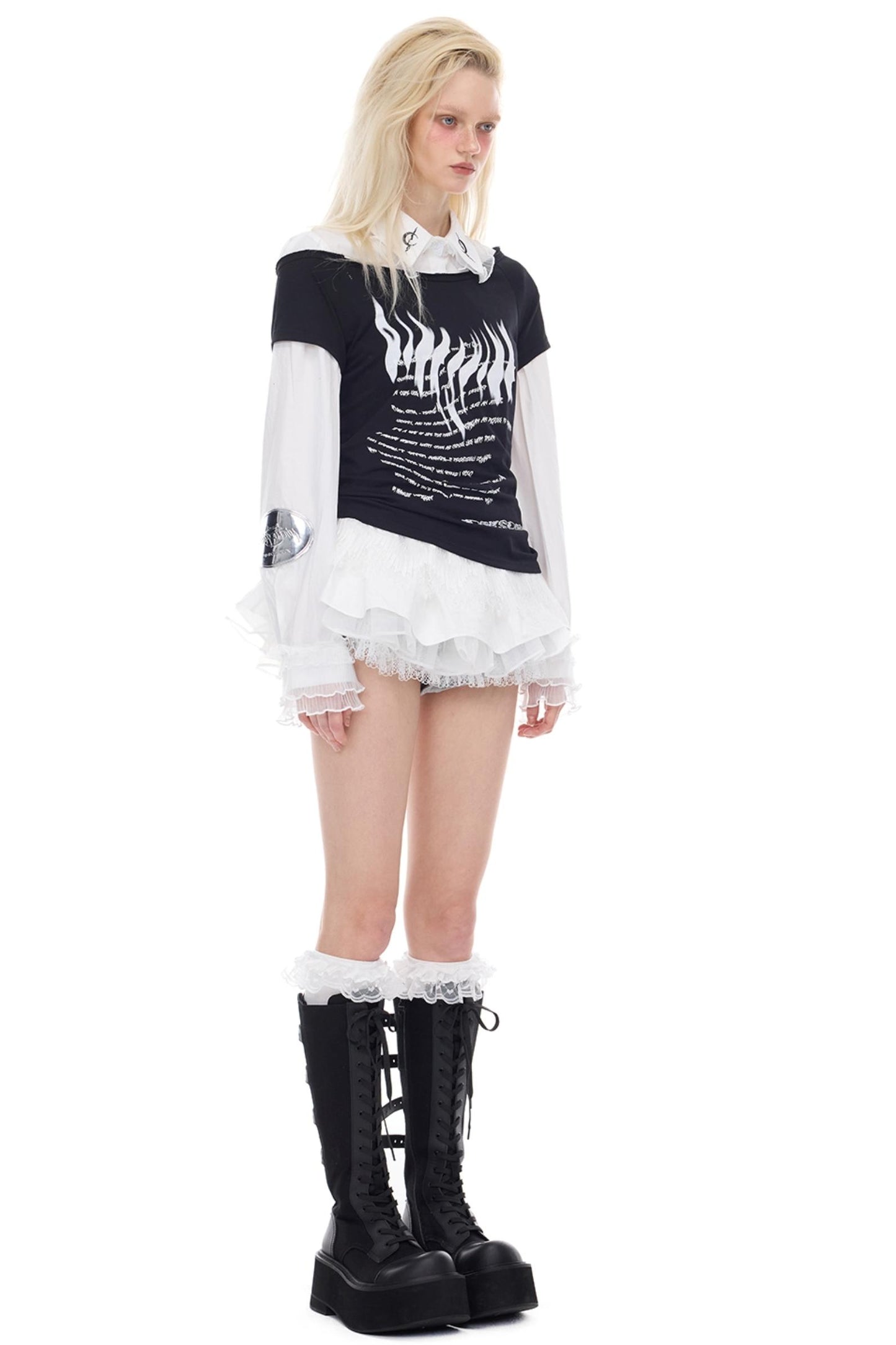 One-Shoulder Y2K T-Shirt