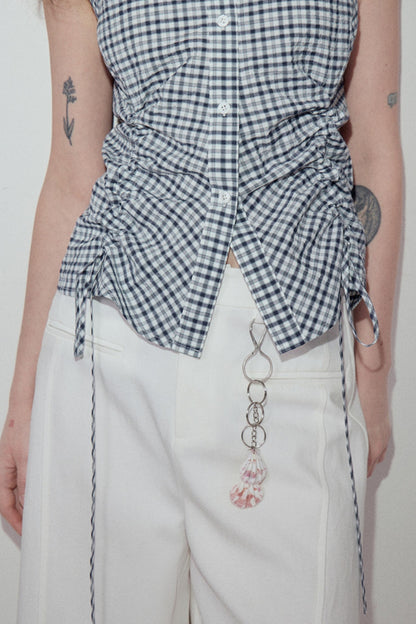 Summer Plaid Shirt Pants Set-Up