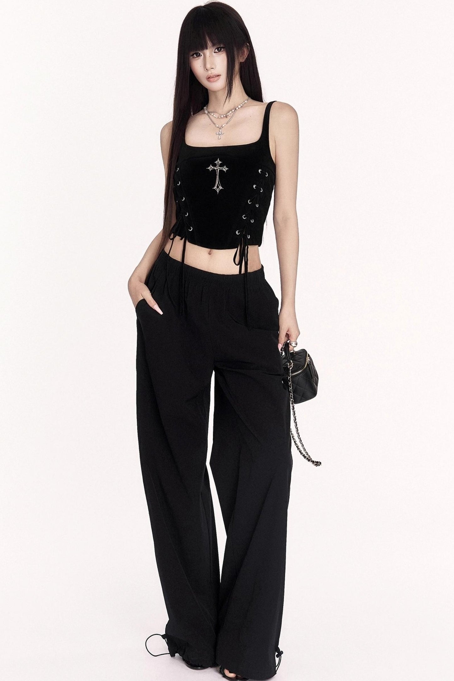 Gothic Lace-Up Corset