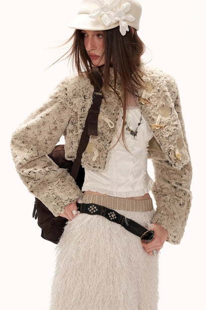 Floral High-Neck Chanel Jacket