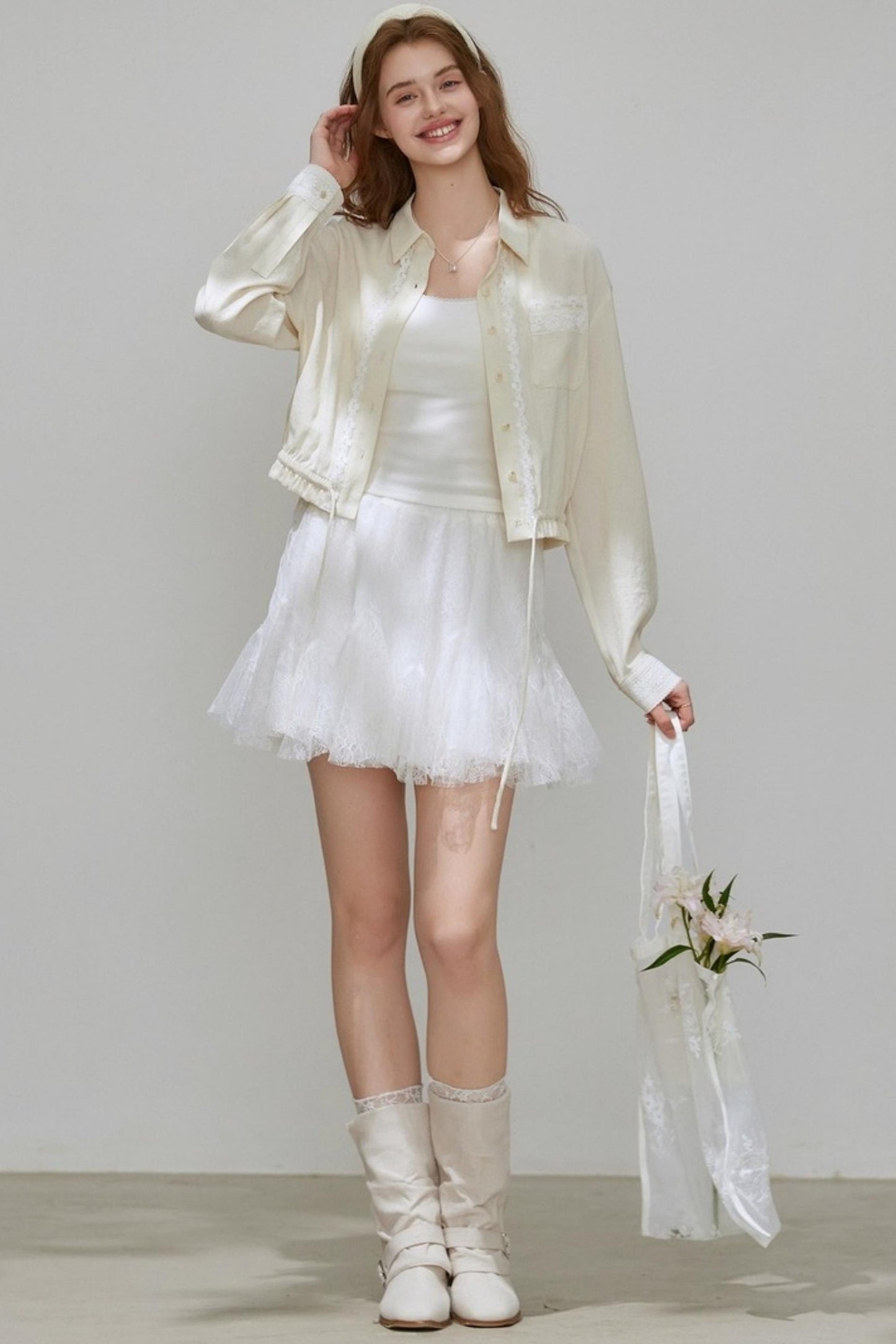 Fall Lace Commuter Shirt