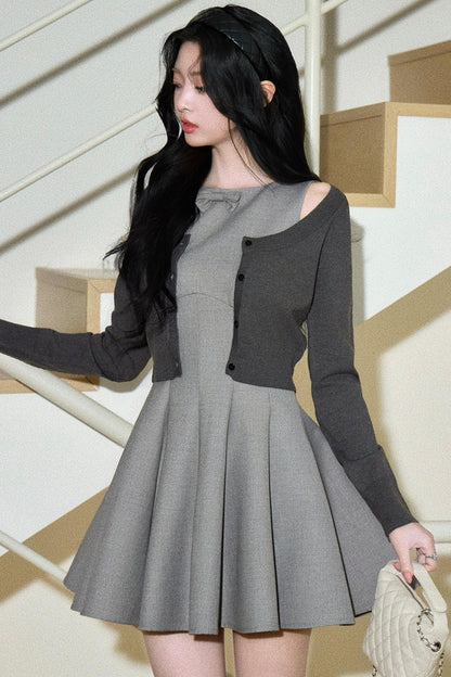 Anne's Diary Off-Shoulder Dress Set-Up