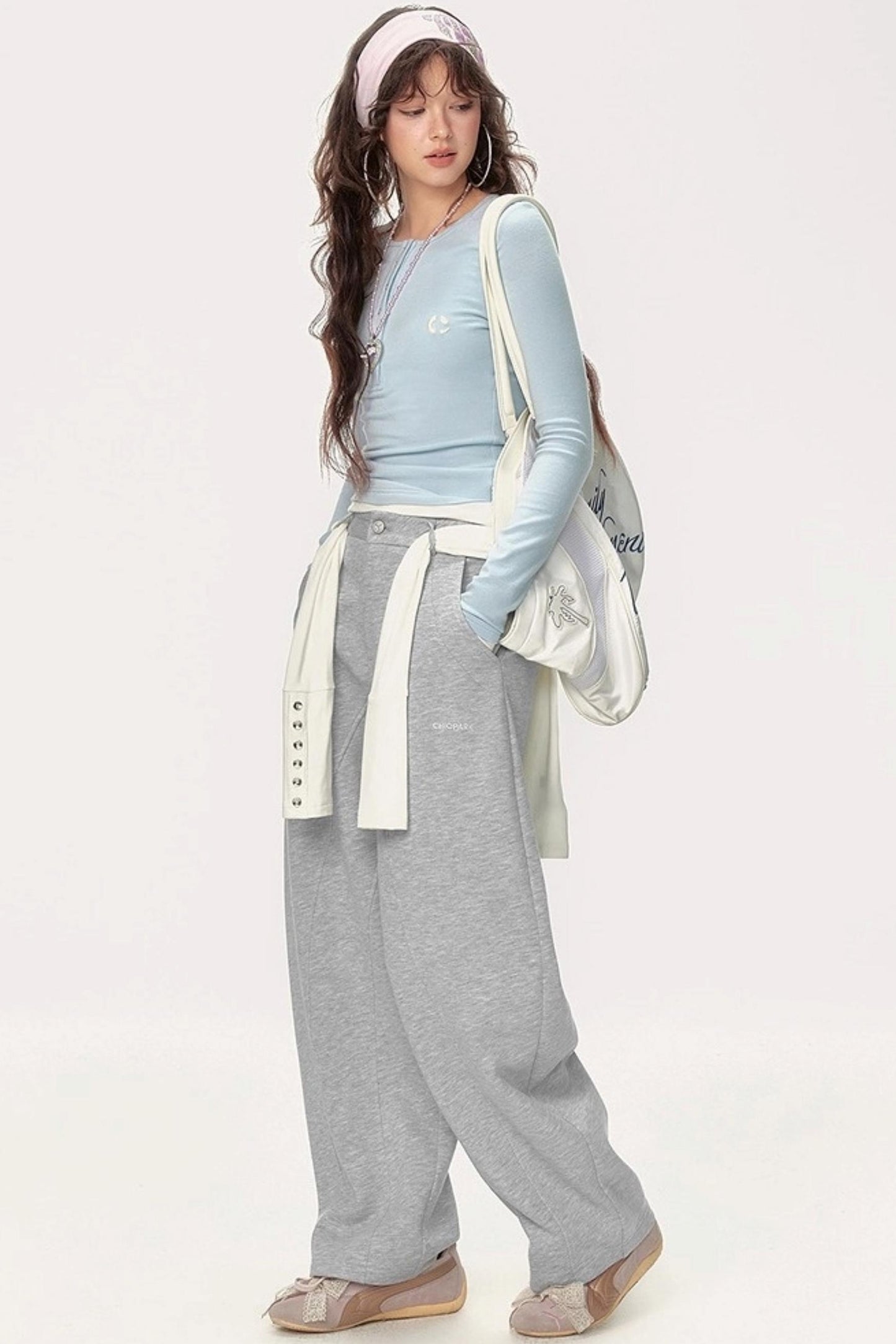 Scimitar Wide-Leg Pants