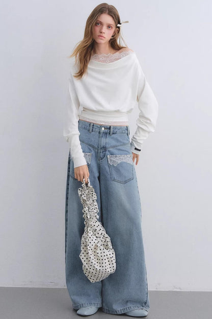 Love Asgony Off-Shoulder Top set-Up