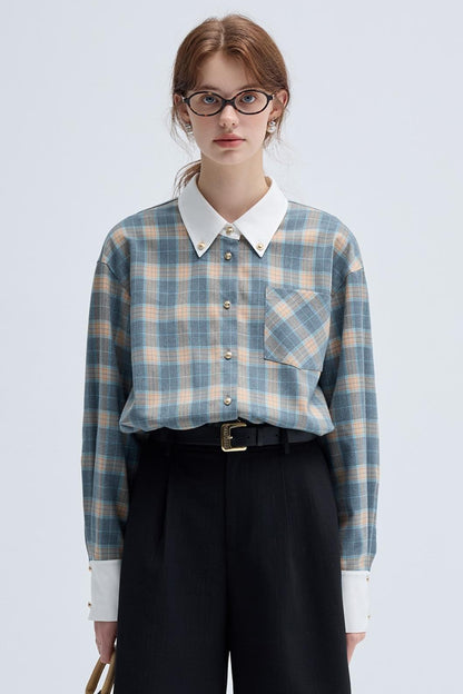 Vintage British Plaid Shirt