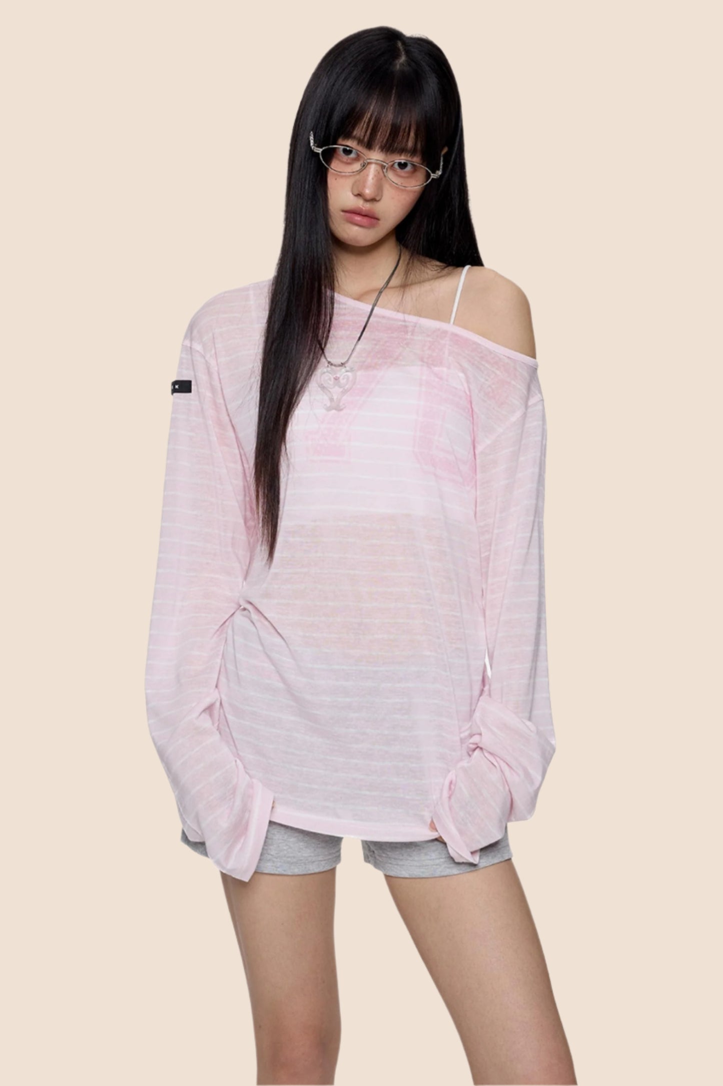 Slant Shoulder Sun Tee