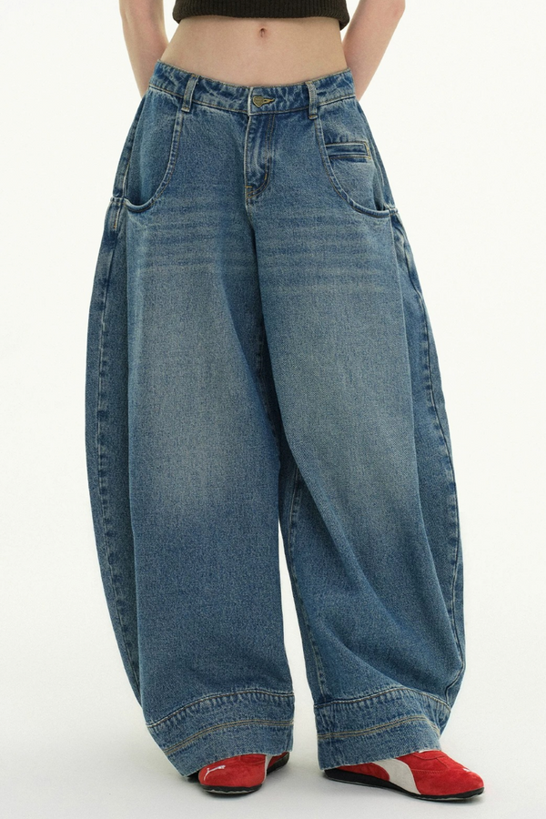 Denim Echo High-Waisted Jeans