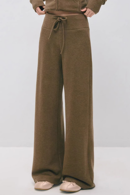 Cloud-Velvet Hooded Sweatshirt Set