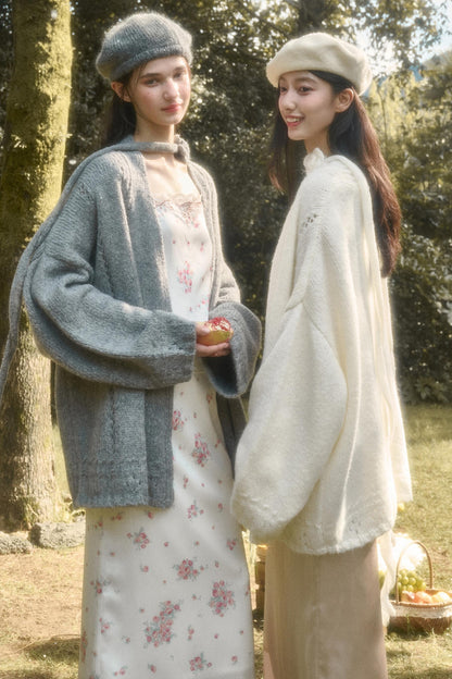 Comfortable Embroidery Top & Skirt Set-Up