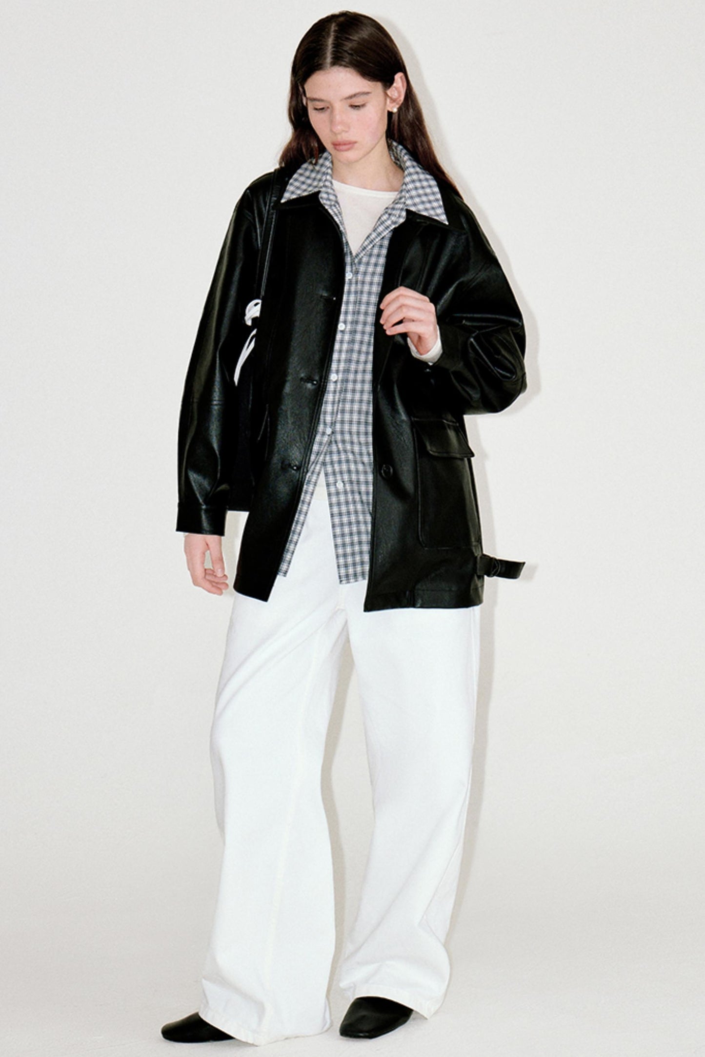 Versatile Retro Leather Jacket