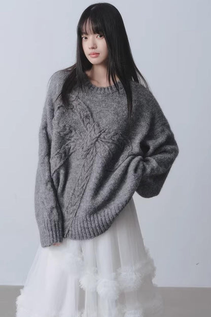 Winter Gift Bow Sweater
