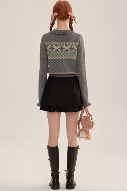 Bow Tie A-Line Skirt