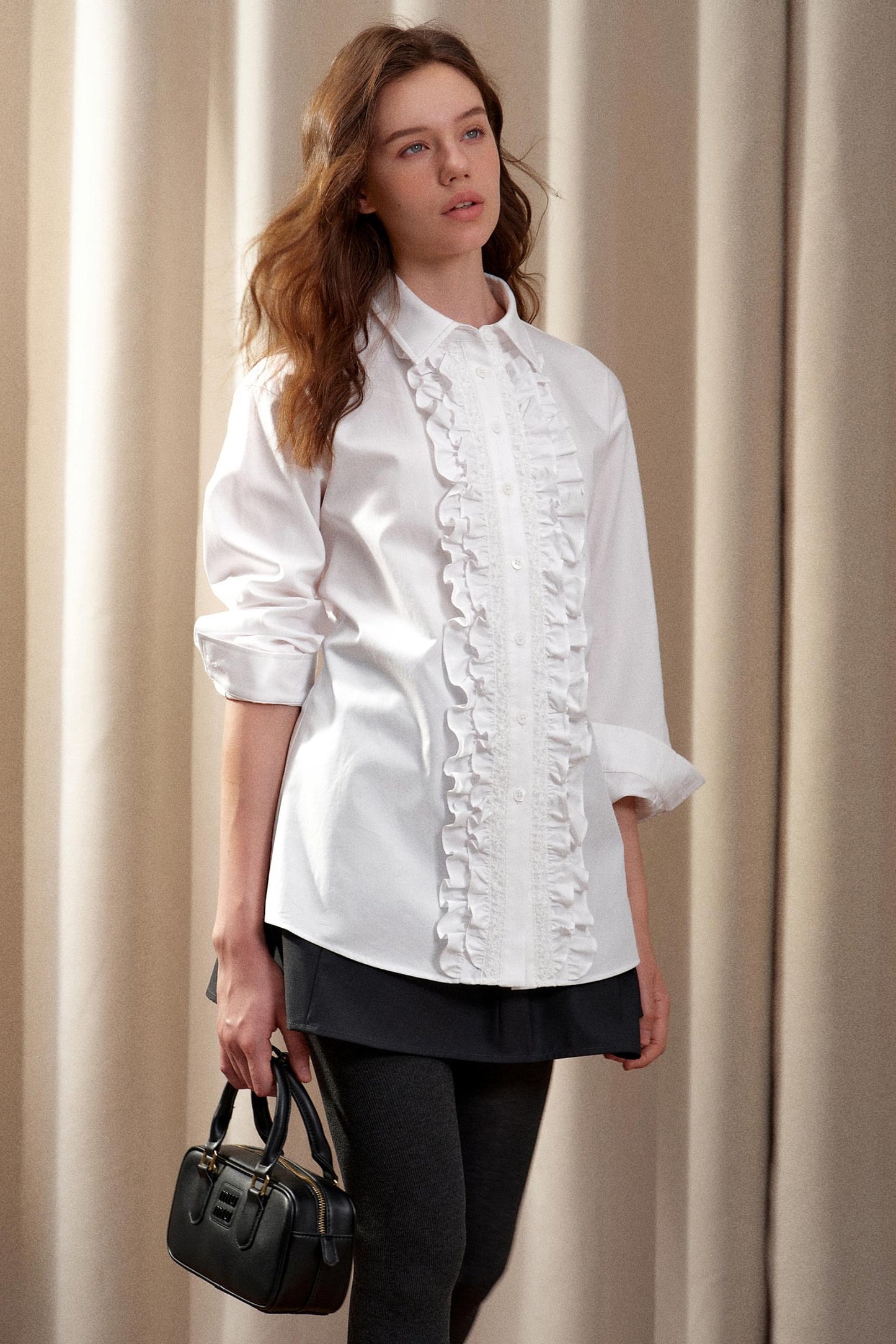Lotus Lace Long-Sleeved Shirt
