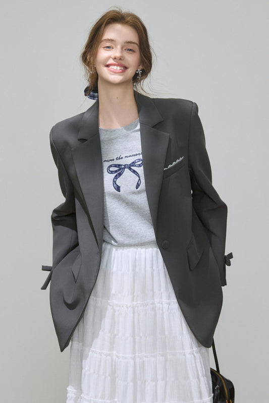 Gray Womens Blazer