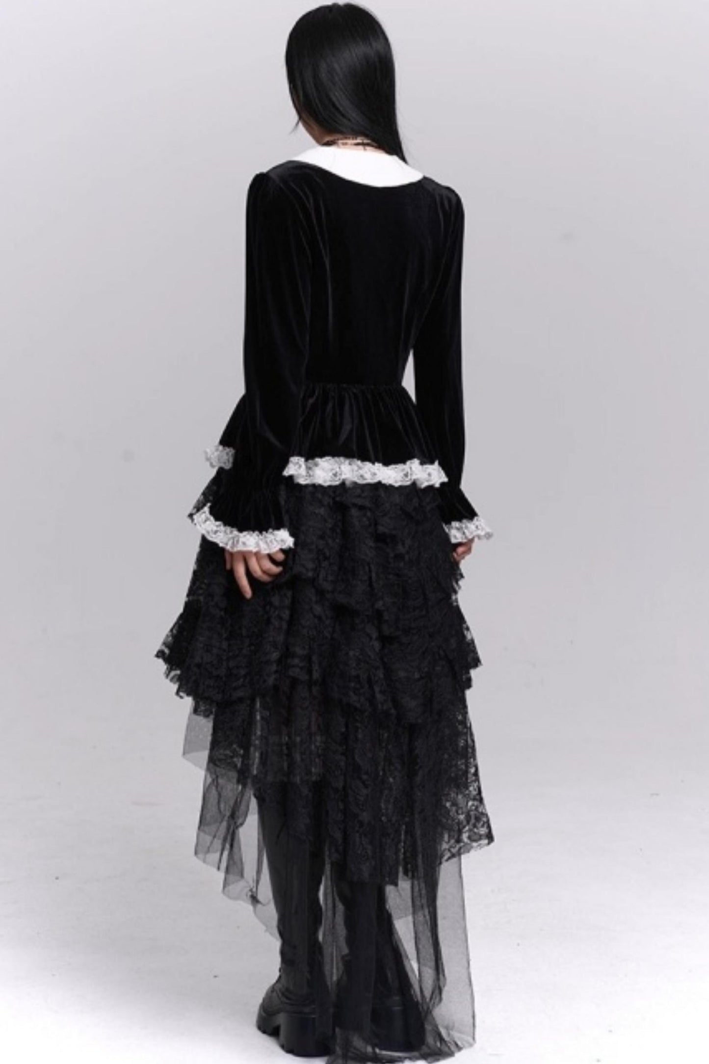 Velvet French Court Top