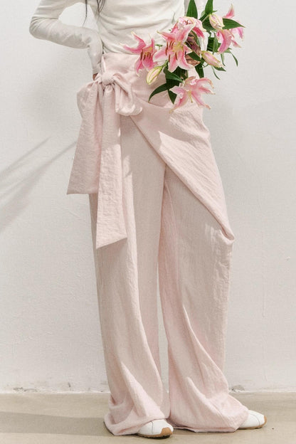 Pink Comfort Apron Pants