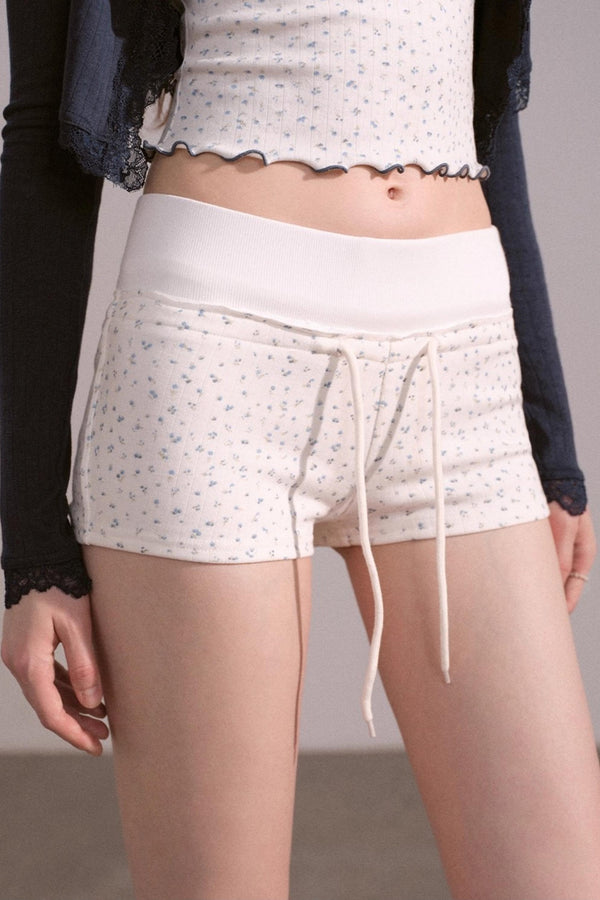 Autumn Floral Knitted Tops Set-Up