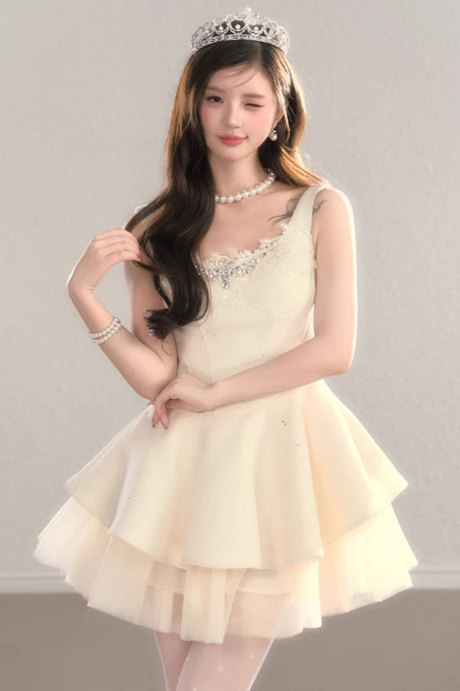 Princess Lace Puffy Dress