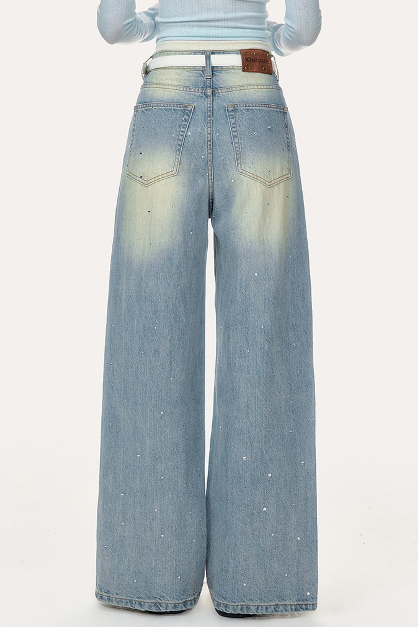 Diamond High-Waisted Jeans