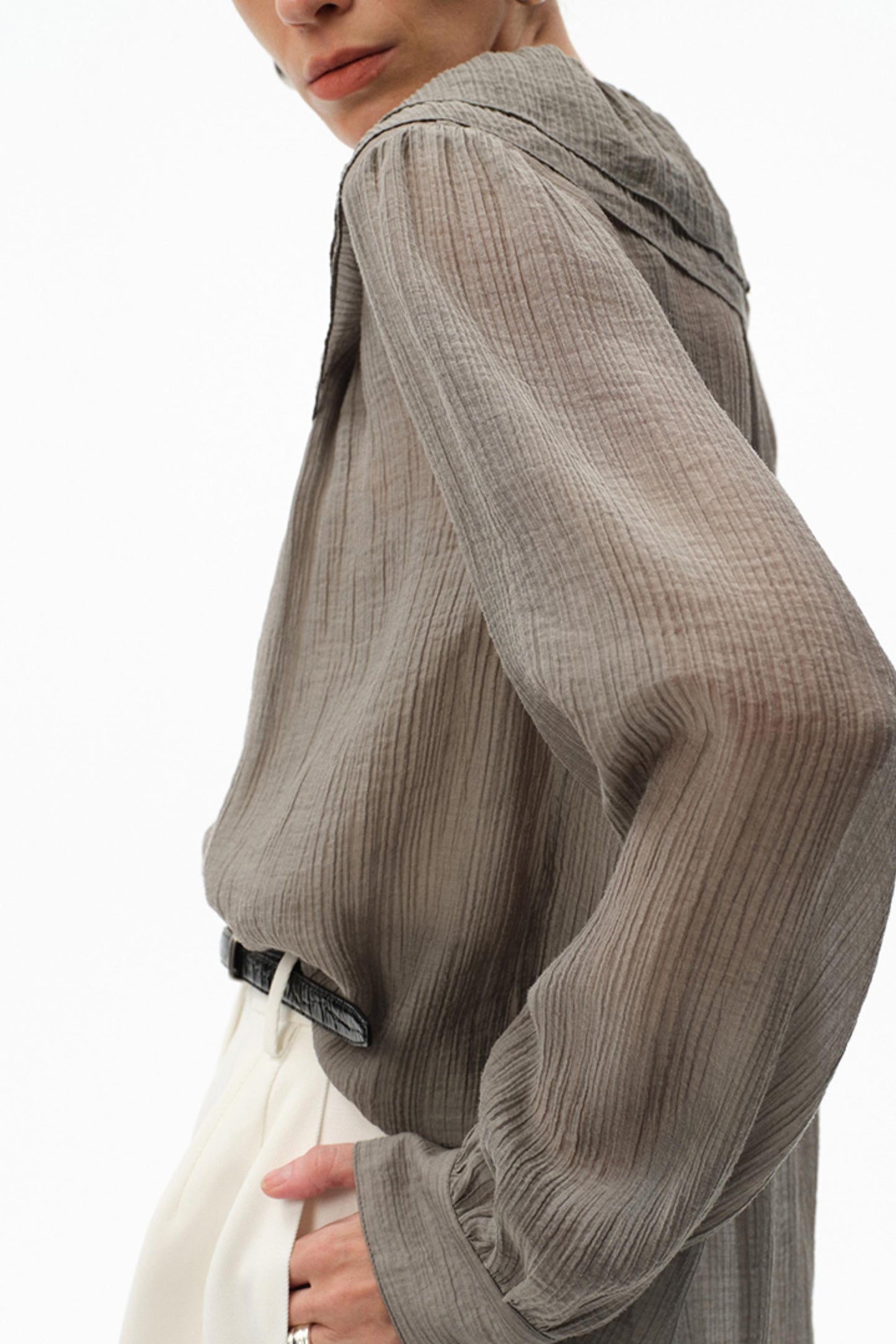 Balanced Drape Classic Shape Shirt