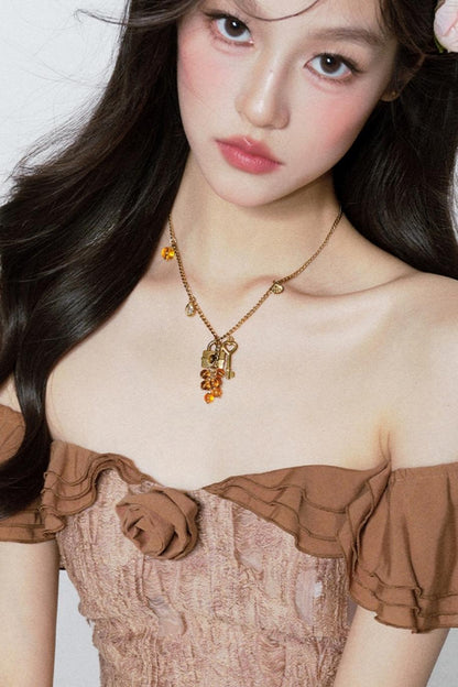 Flow Long Pendant Necklace