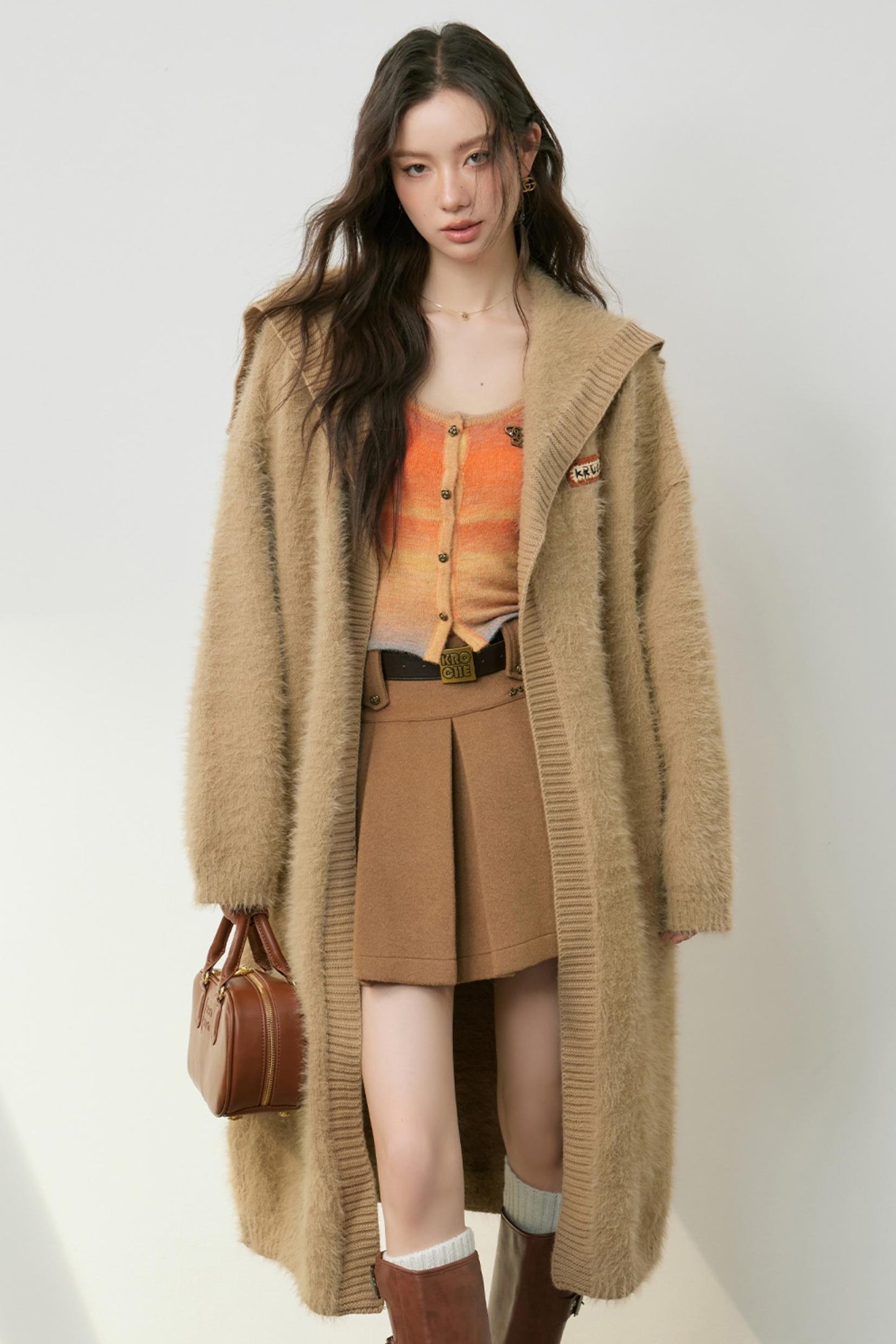 Sunset Gradient Knit Cardigan